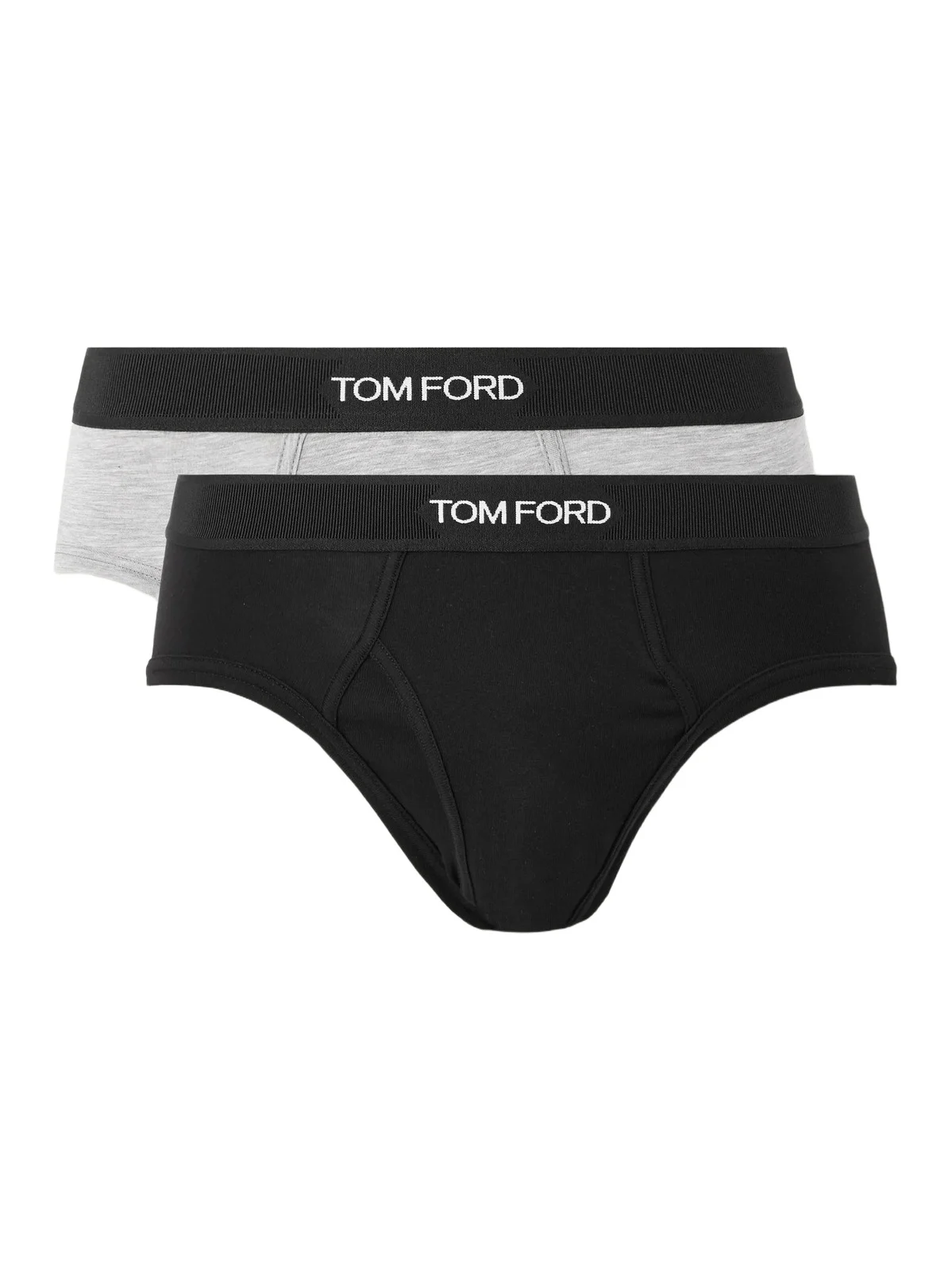Tom Ford Two-Pack Stretch-Cotton and Modal-Blend Briefs - Men