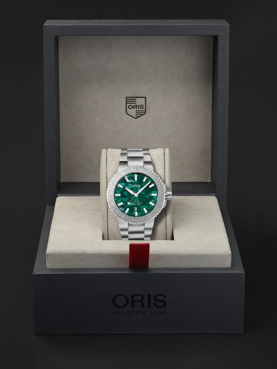 ORIS Bracenet Aquis Automatic Stainless Steel Watch, Ref. 01 733 7730 4137-07 8 24 05PEB - Men | Thumbnail 5 ORIS Bracenet Aquis Automatic Stainless Steel Watch, Ref. 01 733 7730 4137-07 8 24 05PEB - Men | Thumbnail 5