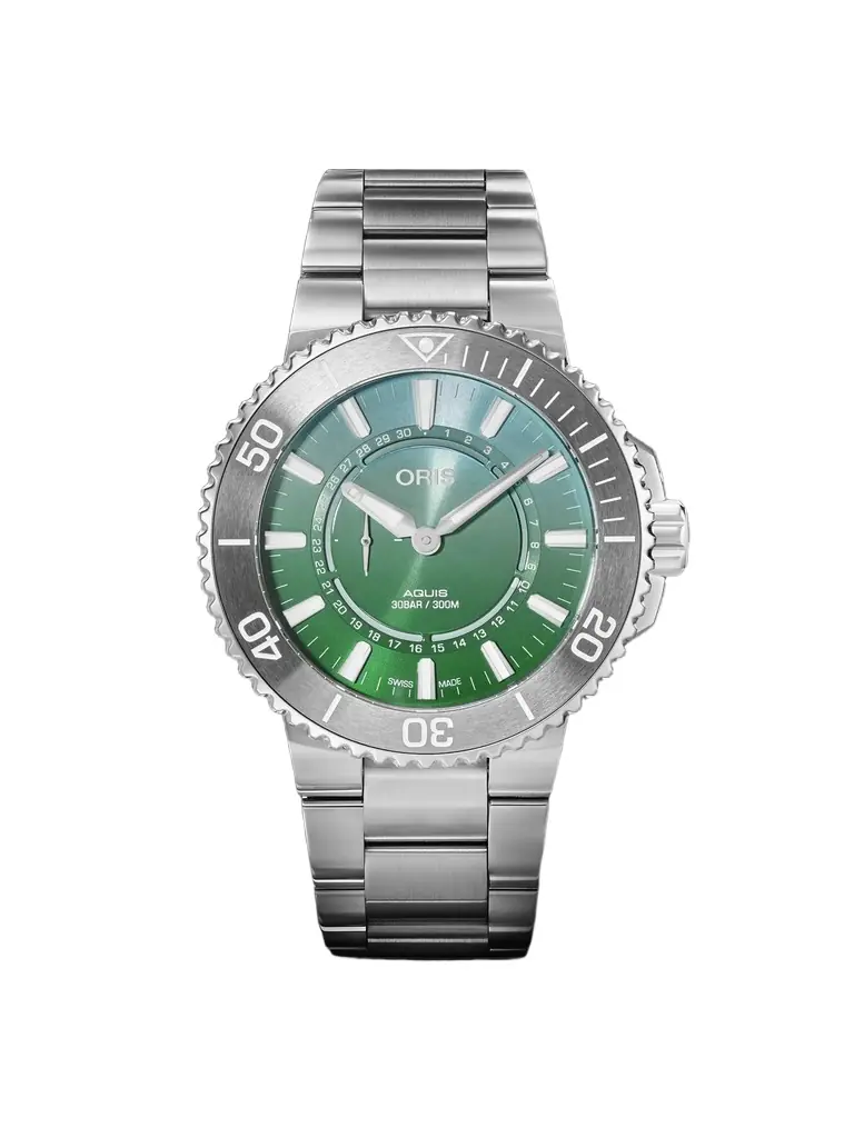 ORIS Aquis Dat Watt Limited Edition II Automatic Stainless Steel Watch, Ref. 01 743 7734 4197-Set - Men | Image 1 ORIS Aquis Dat Watt Limited Edition II Automatic Stainless Steel Watch, Ref. 01 743 7734 4197-Set - Men | Image 1