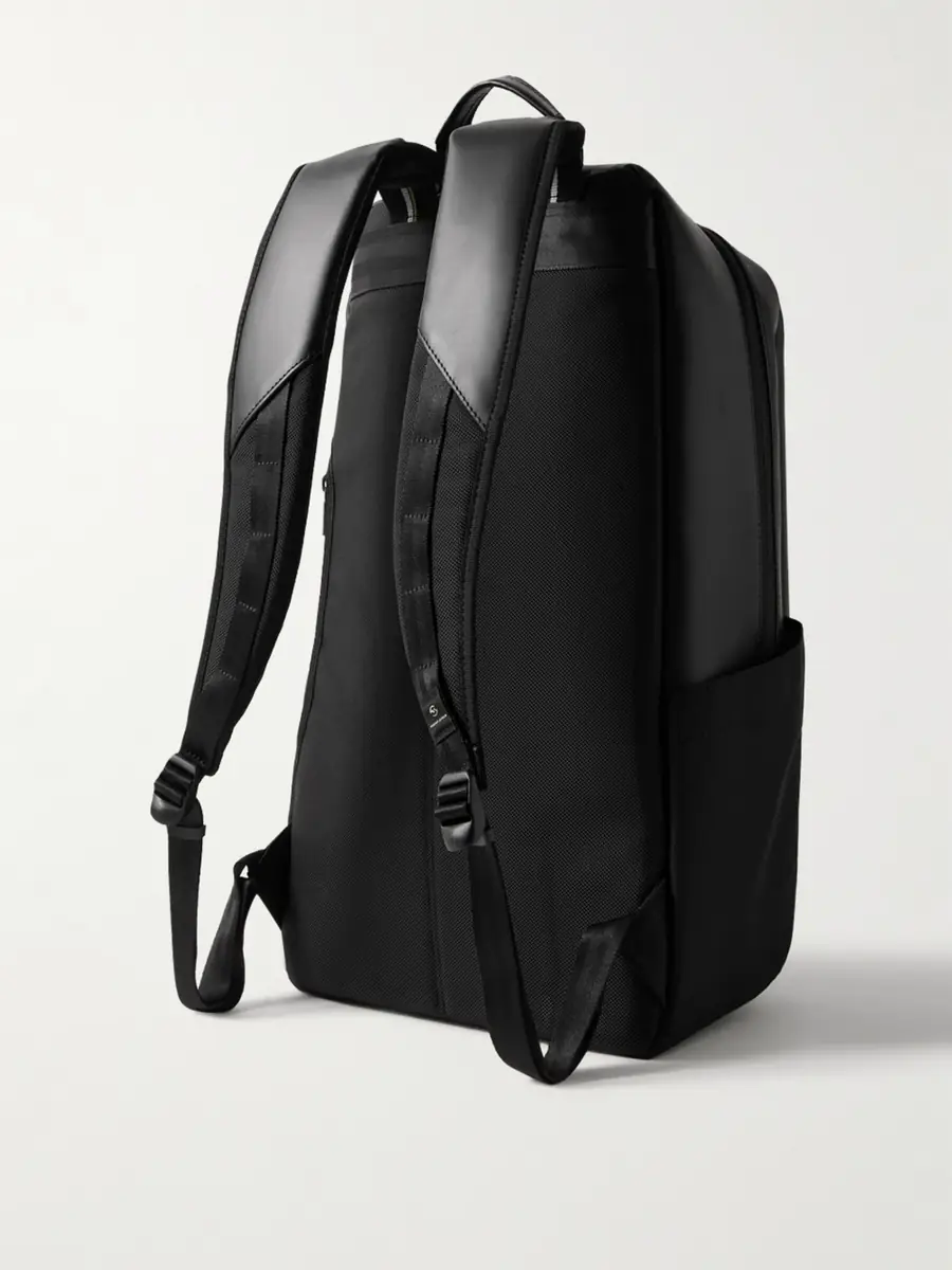 Master-Piece Slick Logo-Appliquéd Leather and CORDURA® Ballistic Nylon Backpack - Men | Thumbnail 3 Master-Piece Slick Logo-Appliquéd Leather and CORDURA® Ballistic Nylon Backpack - Men | Thumbnail 3