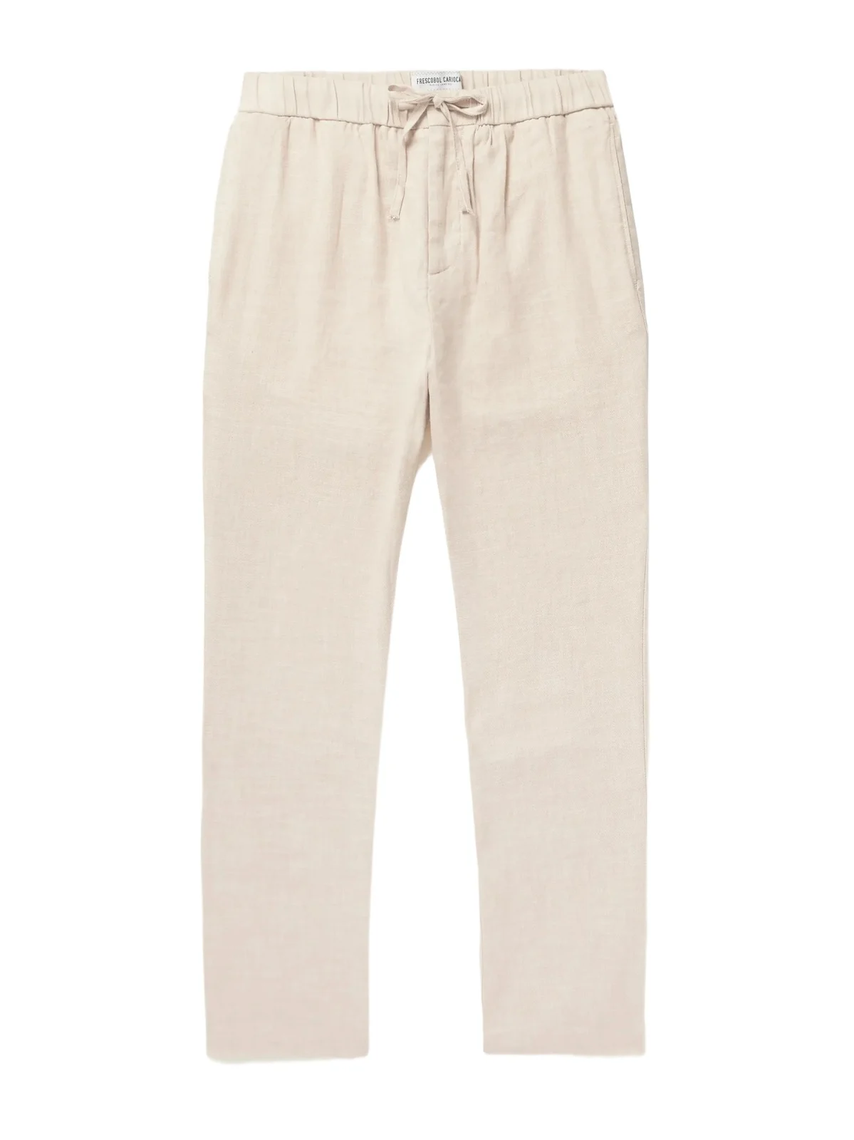 Oscar Straight-Leg Linen and Cotton-Blend Drawstring Trousers - Men Oscar Straight-Leg Linen and Cotton-Blend Drawstring Trousers - Men