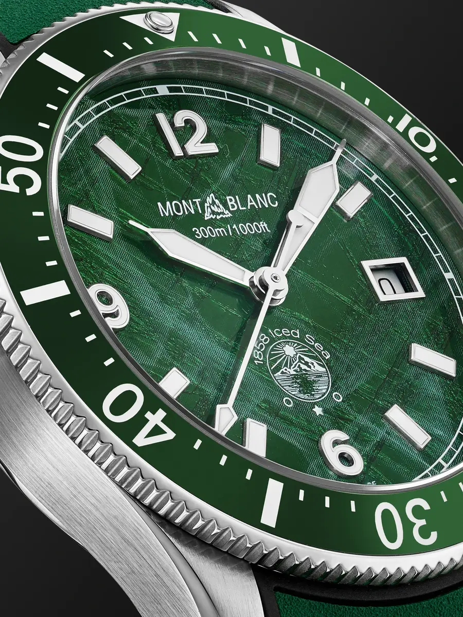 Montblanc 1858 Iced Sea Automatic Stainless Steel Watch, Ref. 131450 - Men | Thumbnail 5 Montblanc 1858 Iced Sea Automatic Stainless Steel Watch, Ref. 131450 - Men | Thumbnail 5