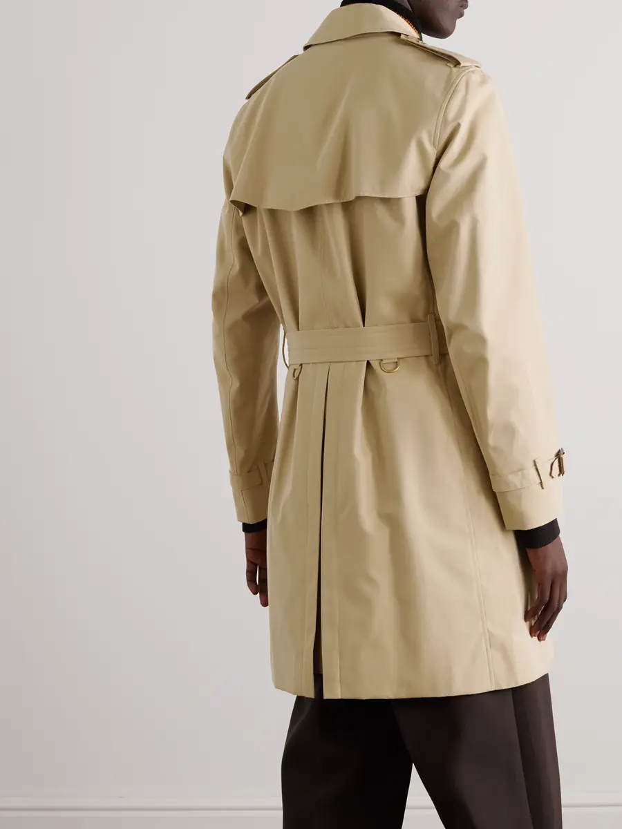 Burberry Kensington Belted Double-Breasted Cotton-Gabardine Trench Coat - Men | Thumbnail 3 Burberry Kensington Belted Double-Breasted Cotton-Gabardine Trench Coat - Men | Thumbnail 3