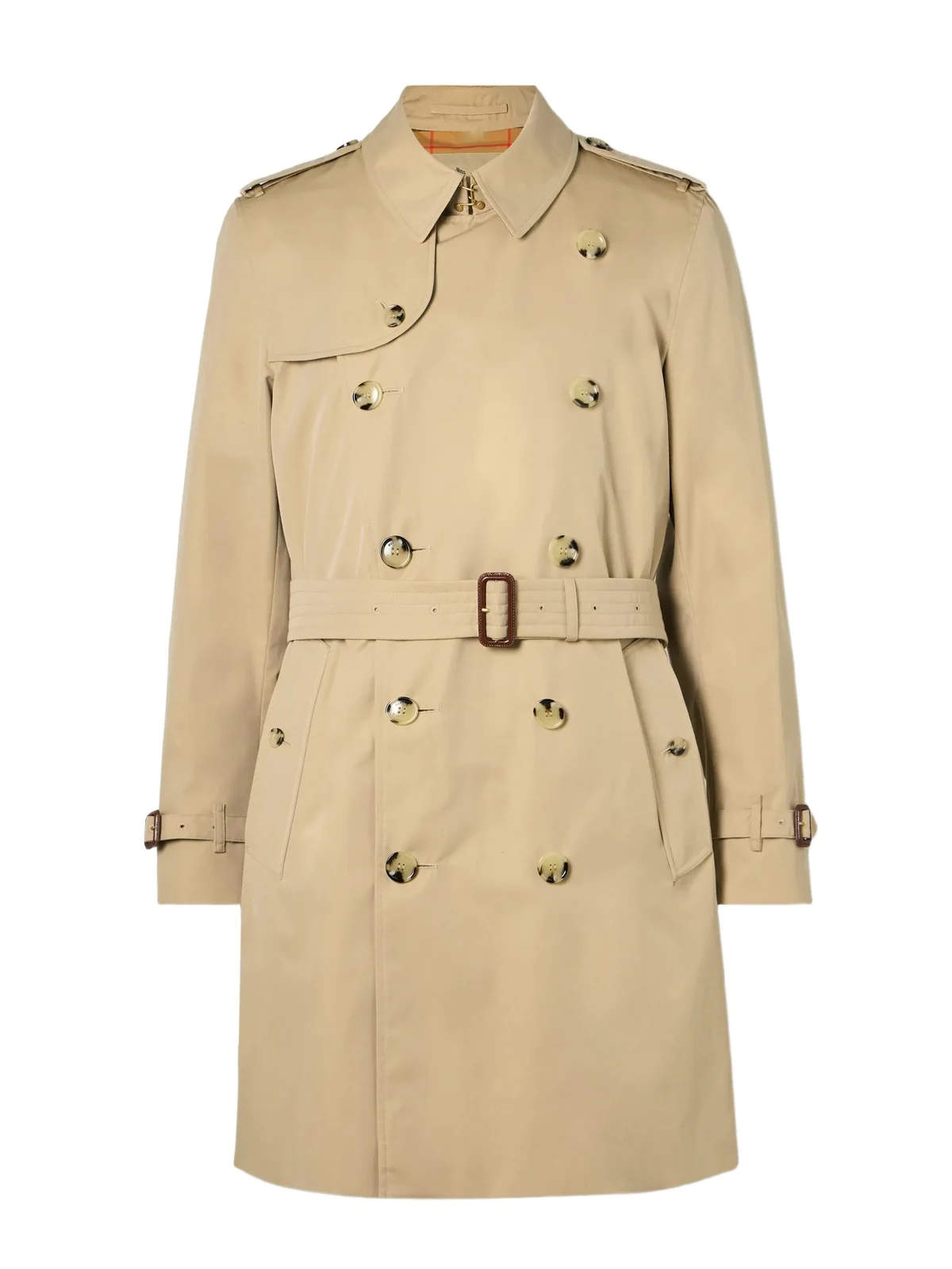 Kensington Belted Double-Breasted Cotton-Gabardine Trench Coat - Men