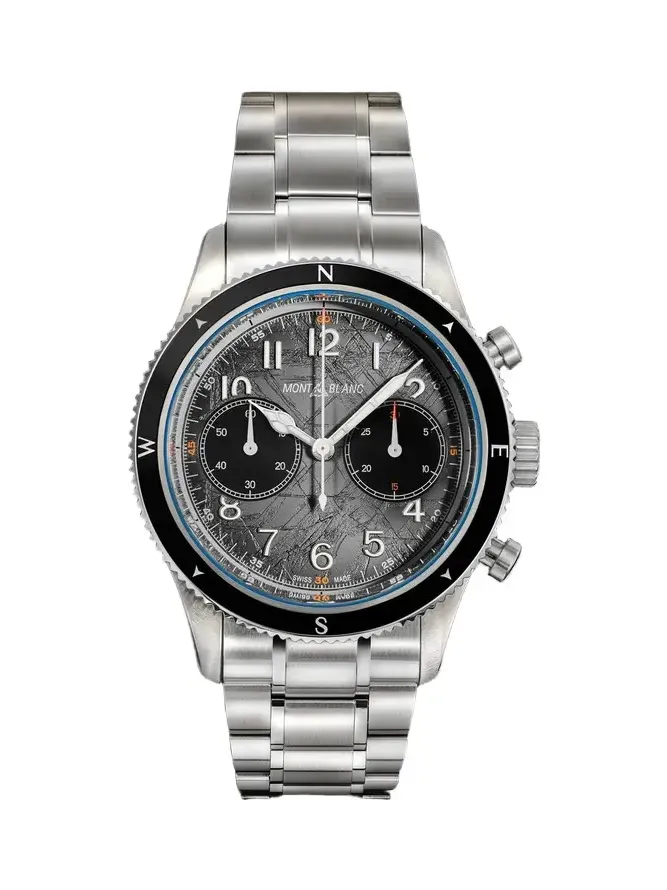Montblanc 1858 0 Oxygen The 8000 Automatic Chronograph Stainless Steel Watch, Ref. 130983 - Men