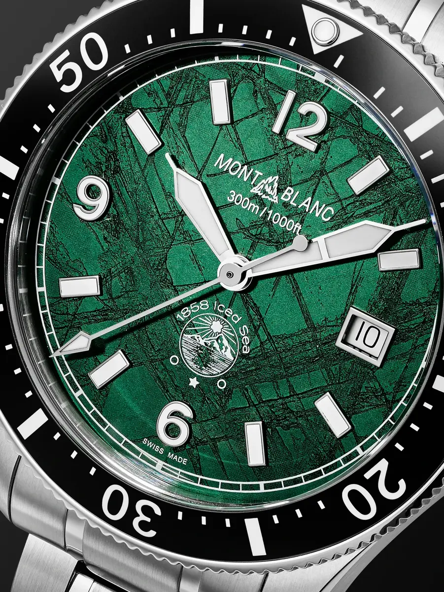 Montblanc 1858 Iced Sea Automatic Stainless Steel and Ceramic Watch, Ref. MB130810 - Men | Thumbnail 5
