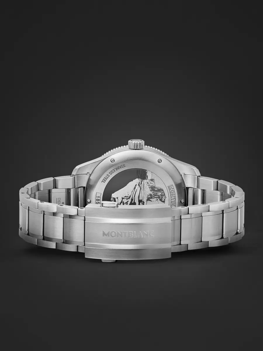 Montblanc 1858 Iced Sea Automatic Stainless Steel and Ceramic Watch, Ref. MB130810 - Men | Thumbnail 6
