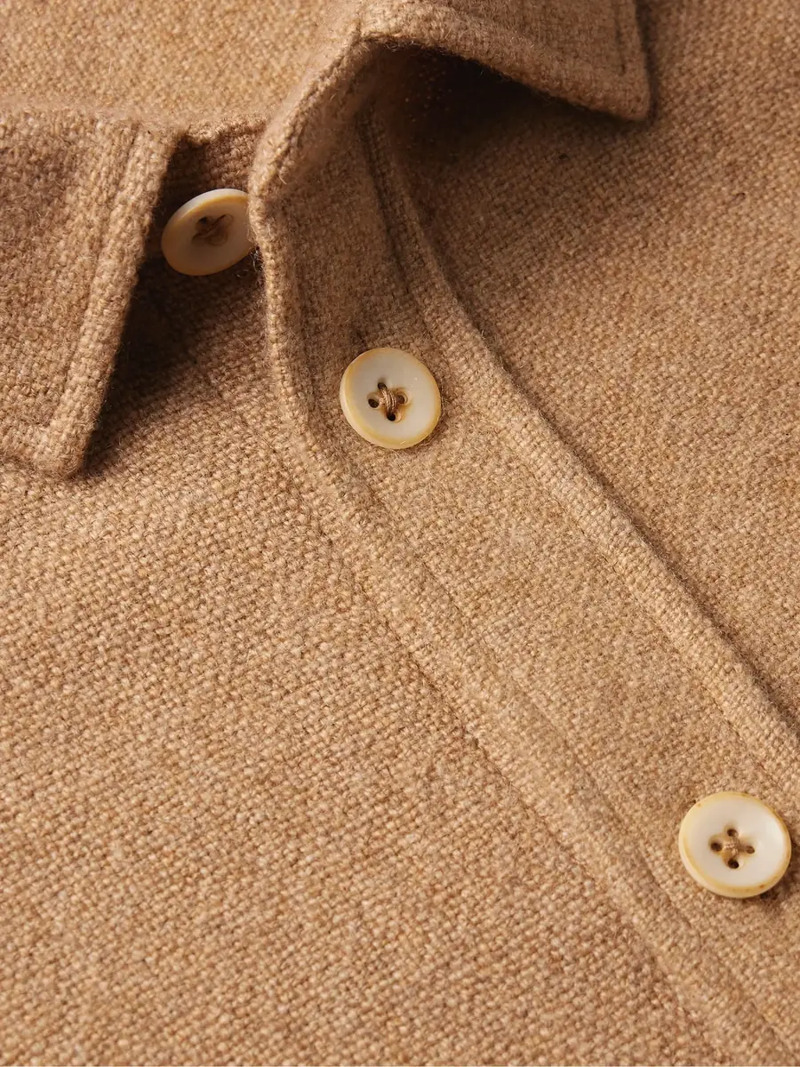 The Elder Statesman Cashmere Overshirt - Men | Thumbnail 4 The Elder Statesman Cashmere Overshirt - Men | Thumbnail 4
