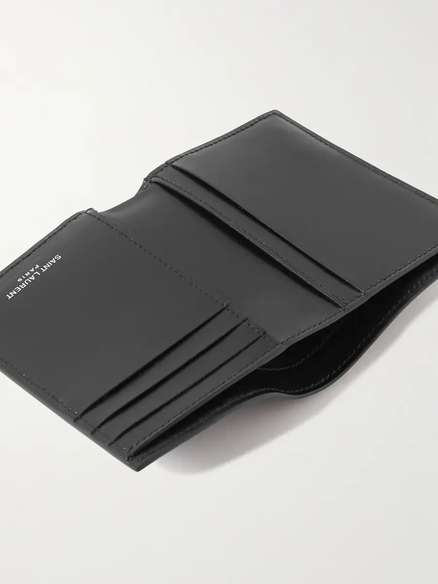 Saint Laurent Cassandre Logo-Embossed Leather Billfold Wallet - Men | Thumbnail 4 Saint Laurent Cassandre Logo-Embossed Leather Billfold Wallet - Men | Thumbnail 4