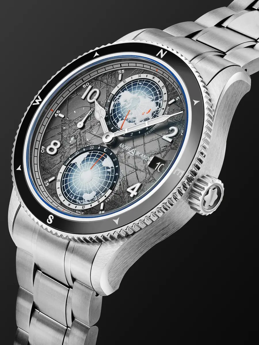 Montblanc 1858 Geosphere 0 Oxygen The 8000 Automatic Titanium, Ceramic and Stainless Steel Watch, Ref. 130982 BU24 NOV - Men | Thumbnail 3