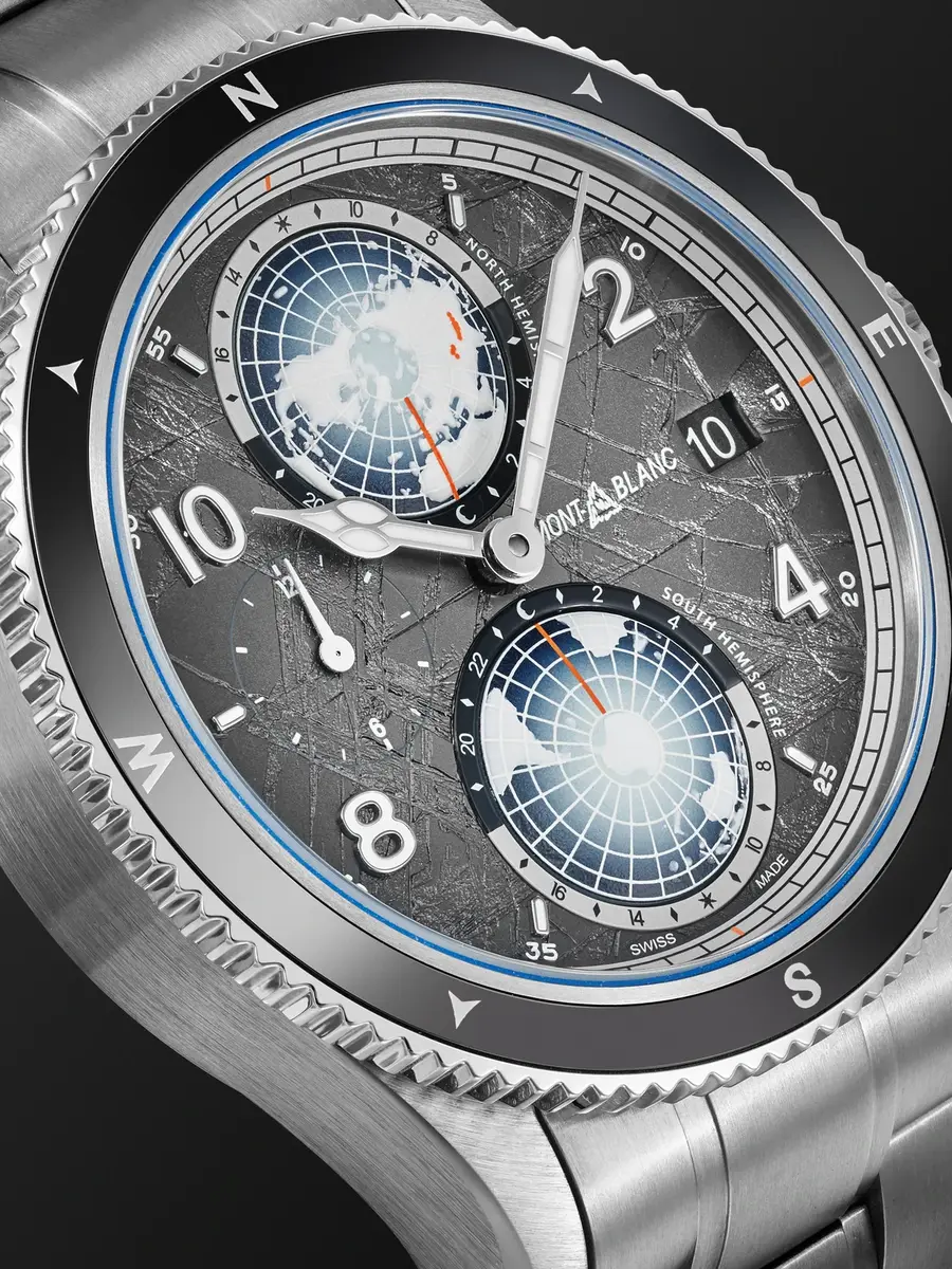 Montblanc 1858 Geosphere 0 Oxygen The 8000 Automatic Titanium, Ceramic and Stainless Steel Watch, Ref. 130982 BU24 NOV - Men | Thumbnail 5