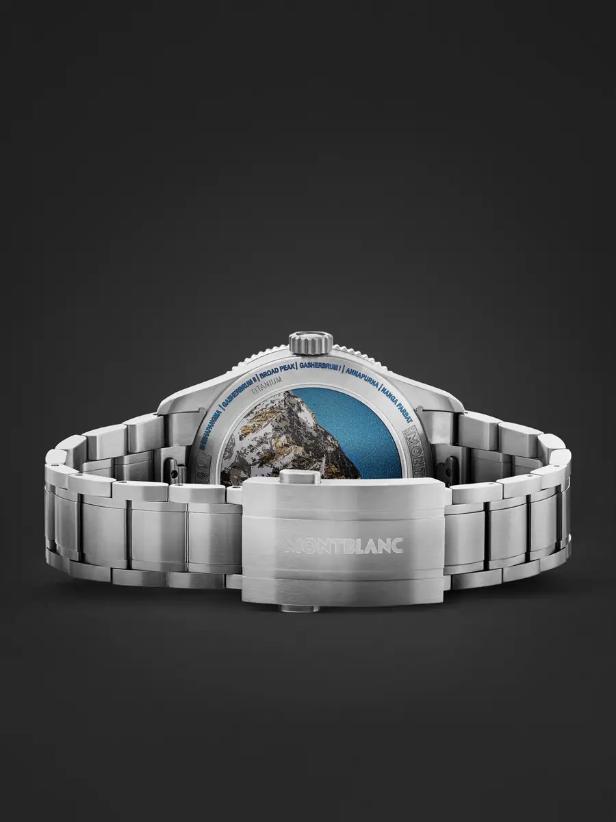 Montblanc 1858 Geosphere 0 Oxygen The 8000 Automatic Titanium, Ceramic and Stainless Steel Watch, Ref. 130982 BU24 NOV - Men | Thumbnail 6