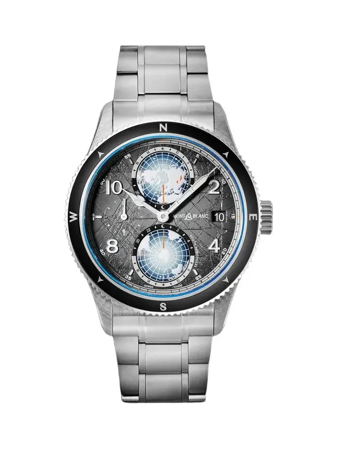 Montblanc 1858 Geosphere 0 Oxygen The 8000 Automatic Titanium, Ceramic and Stainless Steel Watch, Ref. 130982 BU24 NOV - Men