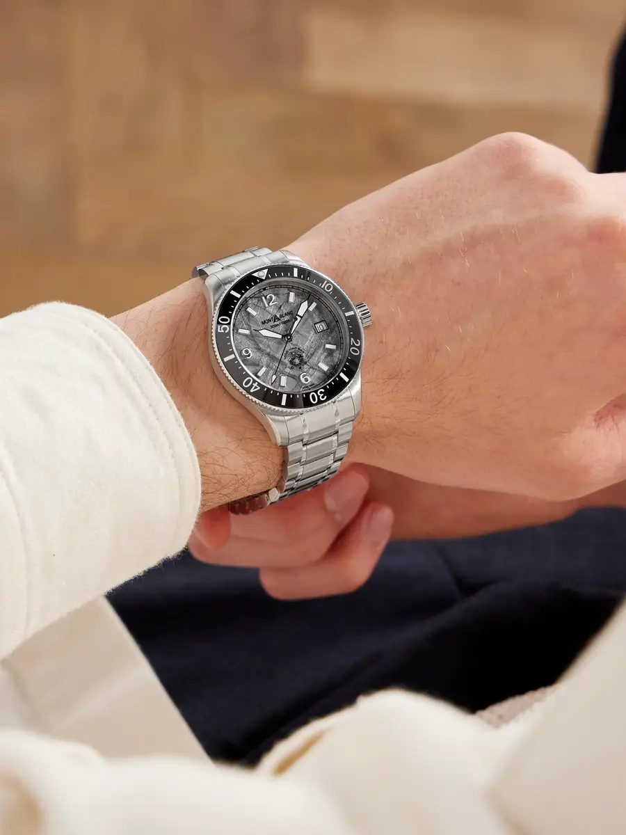Montblanc 1858 Iced Sea Automatic Stainless Steel and Ceramic Watch, Ref. MB130793 - Men | Thumbnail 2