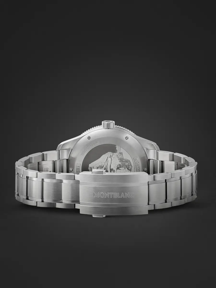Montblanc 1858 Iced Sea Automatic Stainless Steel and Ceramic Watch, Ref. MB130793 - Men | Thumbnail 6