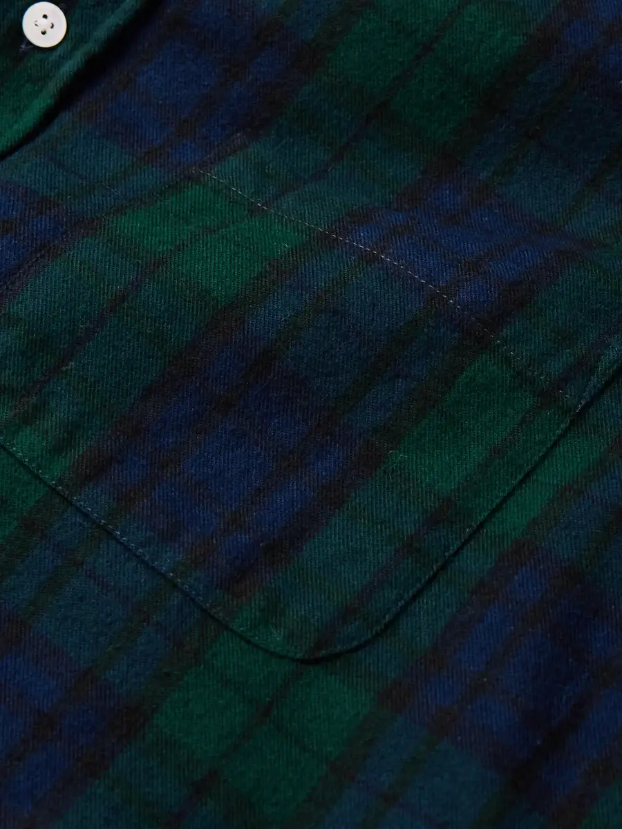 Portuguese Flannel Bonfim Button-Down Collar Checked Cotton-Flannel Shirt - Men | Thumbnail 4 Portuguese Flannel Bonfim Button-Down Collar Checked Cotton-Flannel Shirt - Men | Thumbnail 4