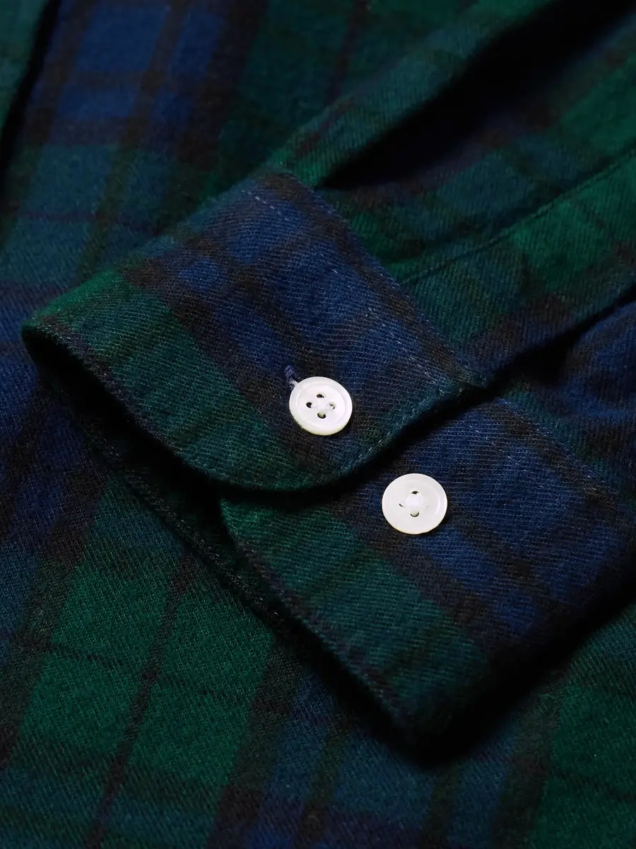 Portuguese Flannel Bonfim Button-Down Collar Checked Cotton-Flannel Shirt - Men | Thumbnail 5 Portuguese Flannel Bonfim Button-Down Collar Checked Cotton-Flannel Shirt - Men | Thumbnail 5