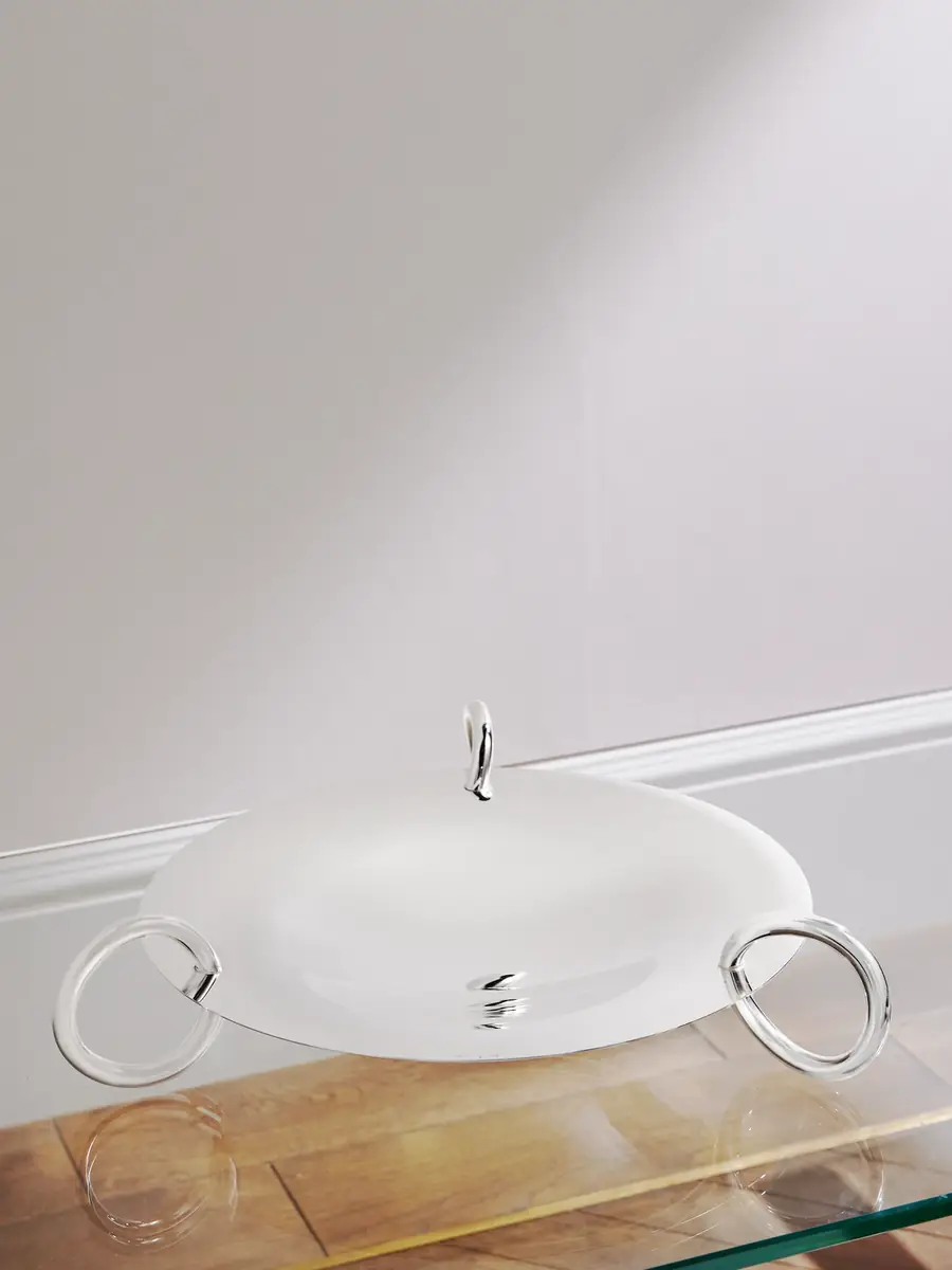 Christofle Vertigo Silver-Plated Table Centrepiece - Men