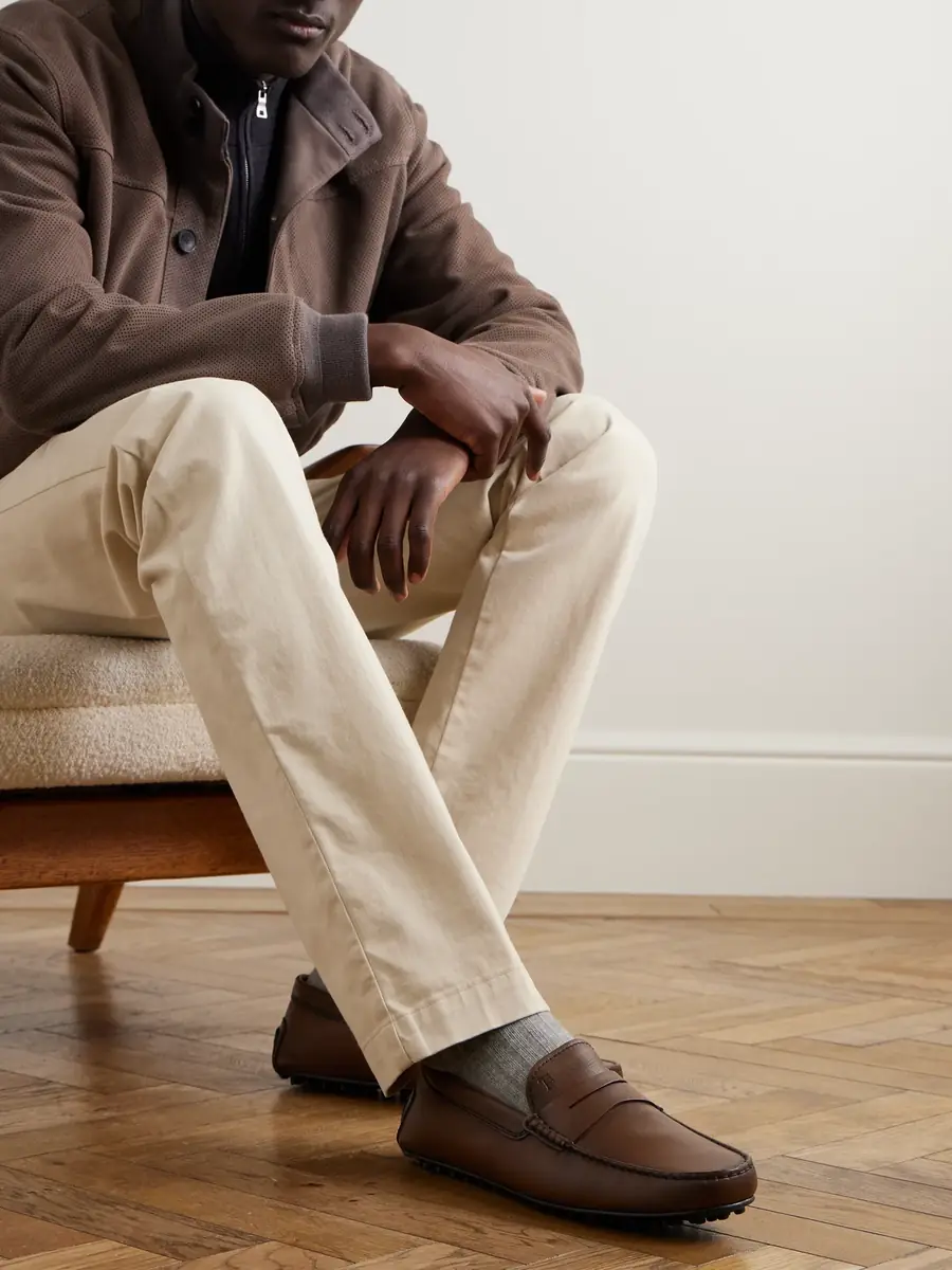 Tod's City Gommino Leather Penny Loafers - Men | Thumbnail 2