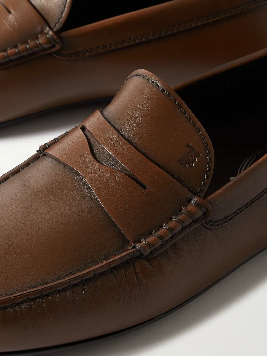 Tod's City Gommino Leather Penny Loafers - Men | Thumbnail 6