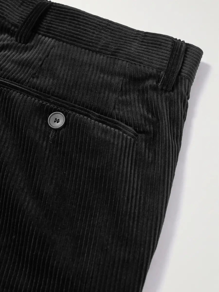 MR P. Tapered Pleated Cotton and Cashmere-Blend Corduroy Trousers - Men | Thumbnail 4 MR P. Tapered Pleated Cotton and Cashmere-Blend Corduroy Trousers - Men | Thumbnail 4