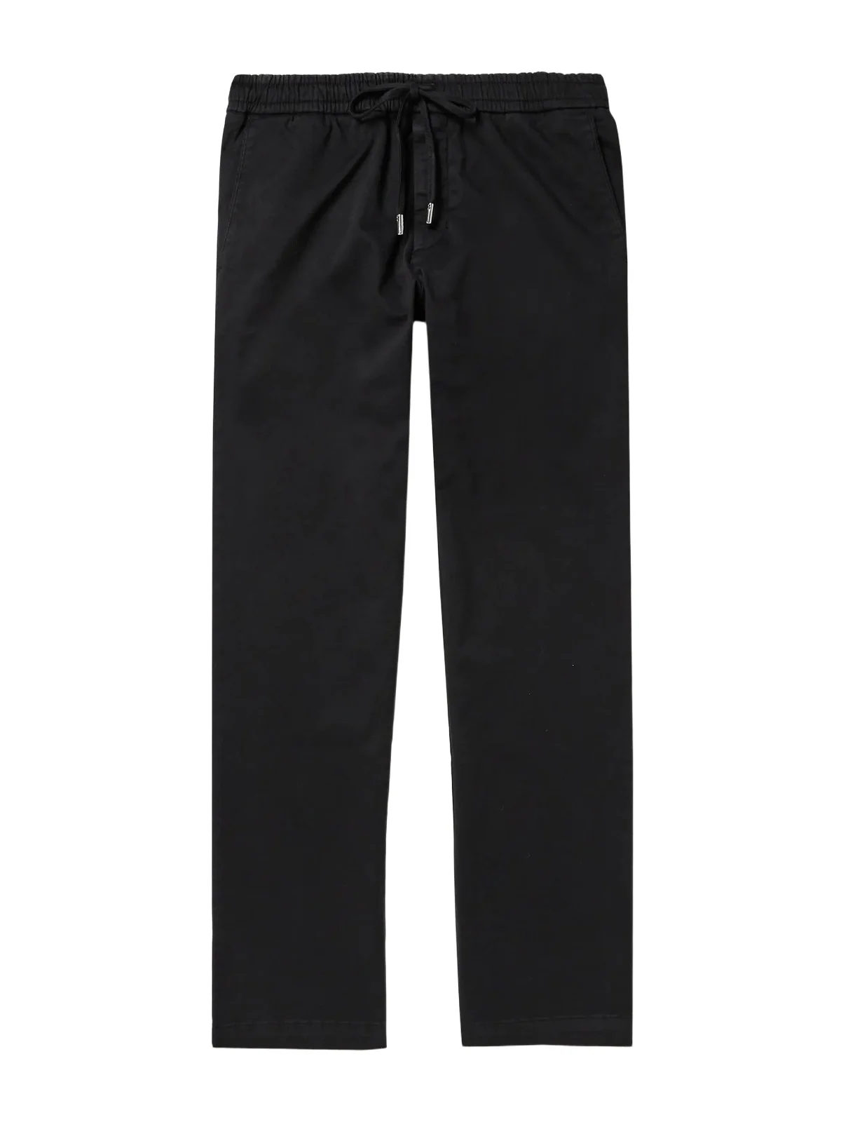 Straight-Leg Cotton-Blend Twill Drawstring Trousers - Men Straight-Leg Cotton-Blend Twill Drawstring Trousers - Men
