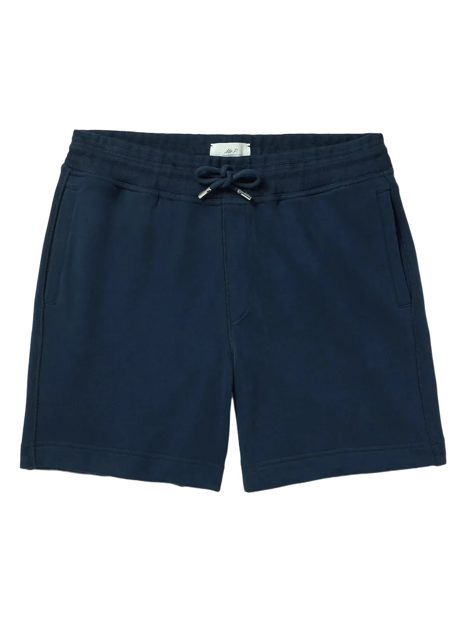 Straight-Leg Cotton-Jersey Drawstring Shorts - Men