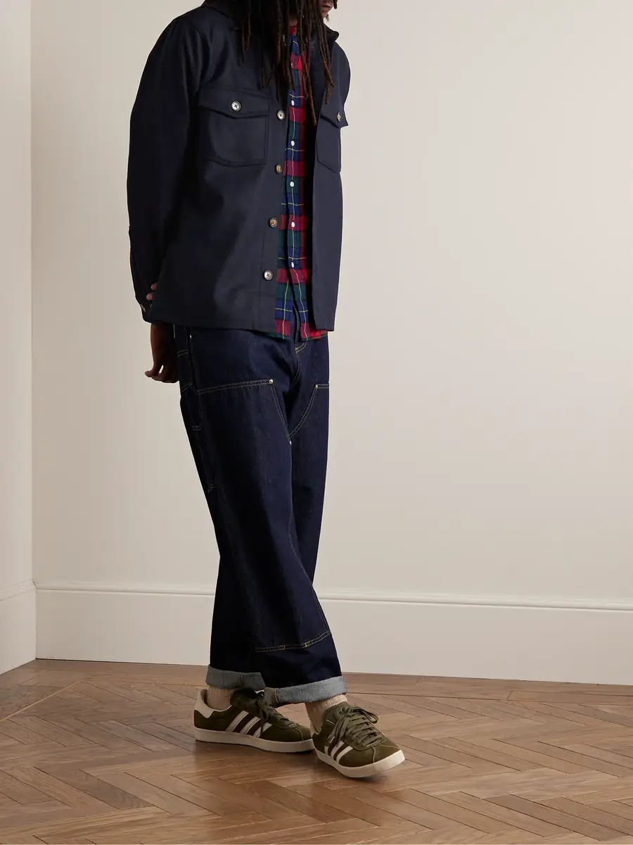 Portuguese Flannel Wool-Tweed Overshirt - Men | Thumbnail 2 Portuguese Flannel Wool-Tweed Overshirt - Men | Thumbnail 2