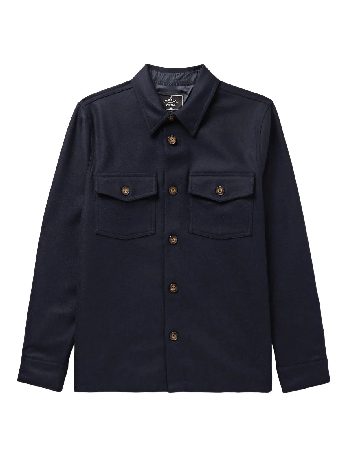 Mélange Wool-Tweed Overshirt - Men Mélange Wool-Tweed Overshirt - Men