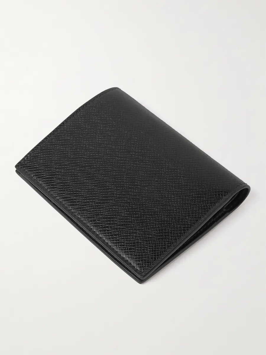 Saint Laurent Upcycled Cross-Grain Leather Bifold Wallet - Men | Thumbnail 2 Saint Laurent Upcycled Cross-Grain Leather Bifold Wallet - Men | Thumbnail 2