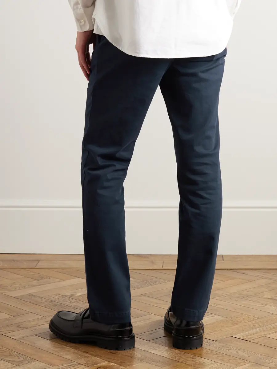MR P. Straight-Leg Cotton-Blend Twill Drawstring Trousers - Men | Thumbnail 3 MR P. Straight-Leg Cotton-Blend Twill Drawstring Trousers - Men | Thumbnail 3