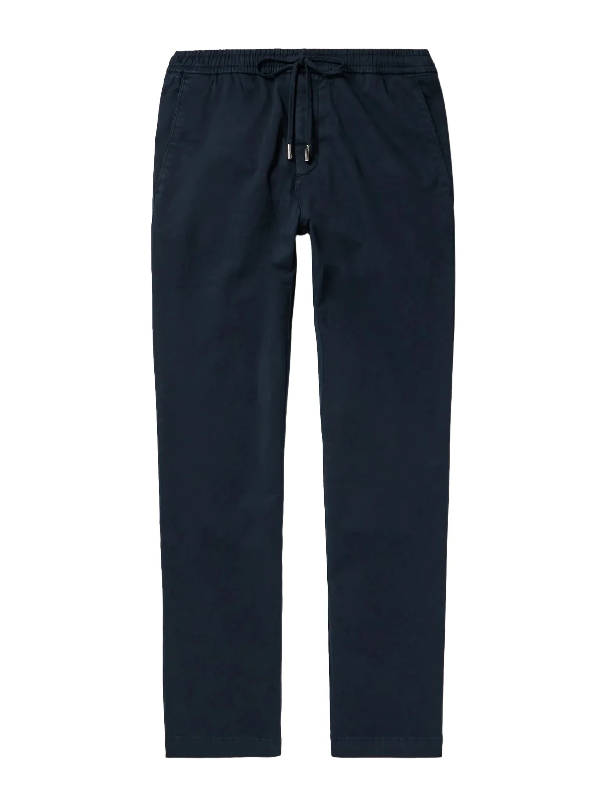 Straight-Leg Cotton-Blend Twill Drawstring Trousers - Men Straight-Leg Cotton-Blend Twill Drawstring Trousers - Men