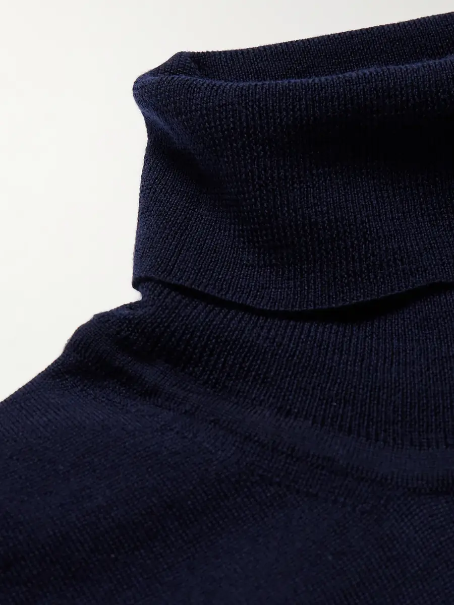 MR P. Slim-Fit Merino Wool Rollneck Sweater - Men | Thumbnail 5 MR P. Slim-Fit Merino Wool Rollneck Sweater - Men | Thumbnail 5