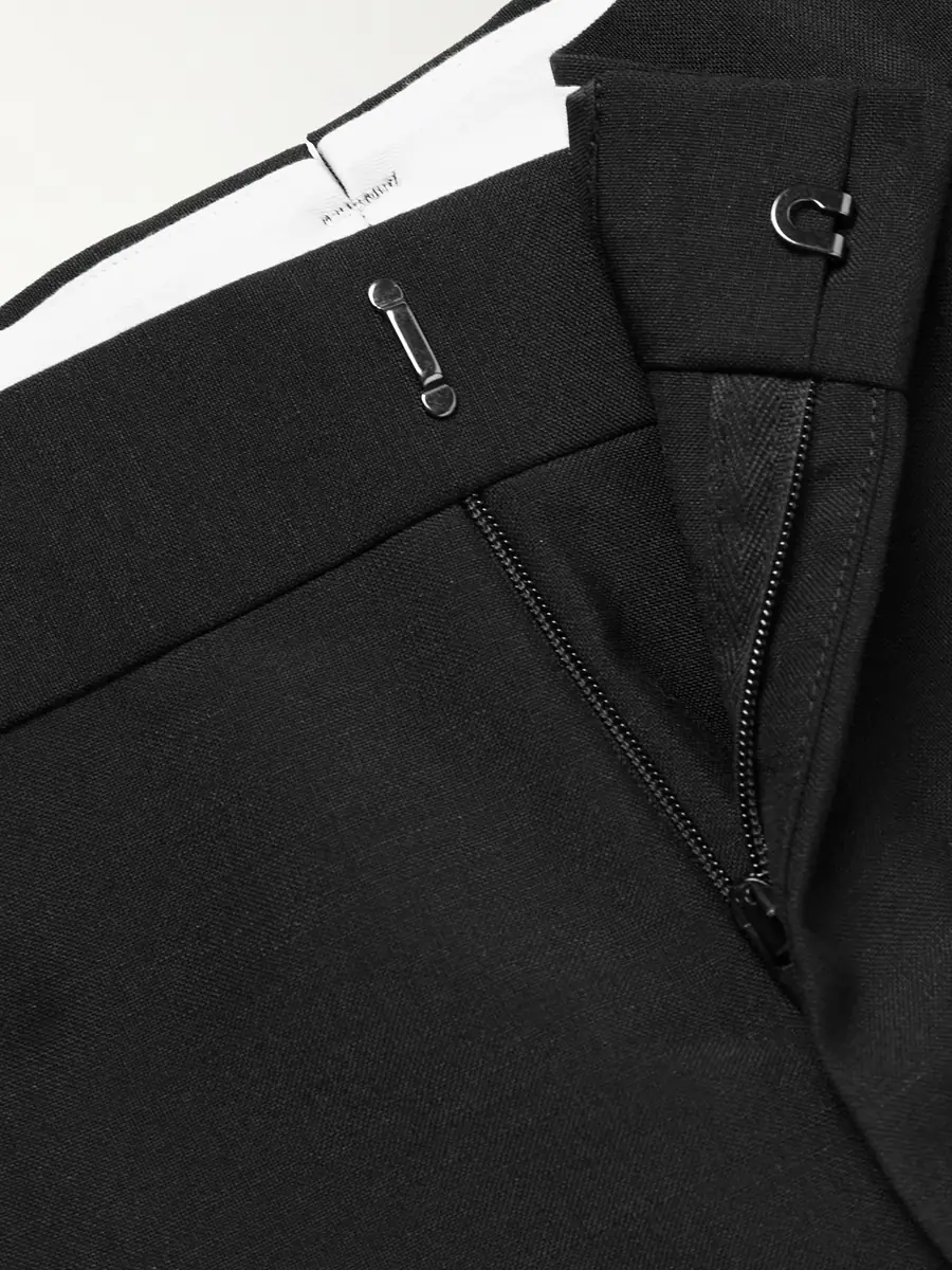 Alexander McQueen Slim-Fit Pleated Wool and Mohair-Blend Suit Trousers - Men | Thumbnail 5