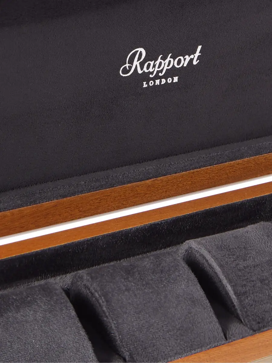 Rapport London Mayfair Wood 5-Piece Watch Box - Men | Thumbnail 3 Rapport London Mayfair Wood 5-Piece Watch Box - Men | Thumbnail 3