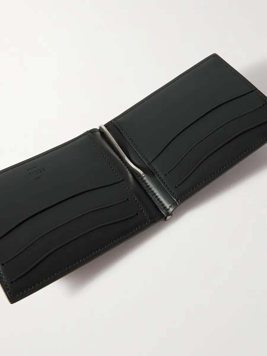 Berluti Figure Scritto Venezia Leather Bifold Wallet with Money Clip - Men | Thumbnail 4 Berluti Figure Scritto Venezia Leather Bifold Wallet with Money Clip - Men | Thumbnail 4