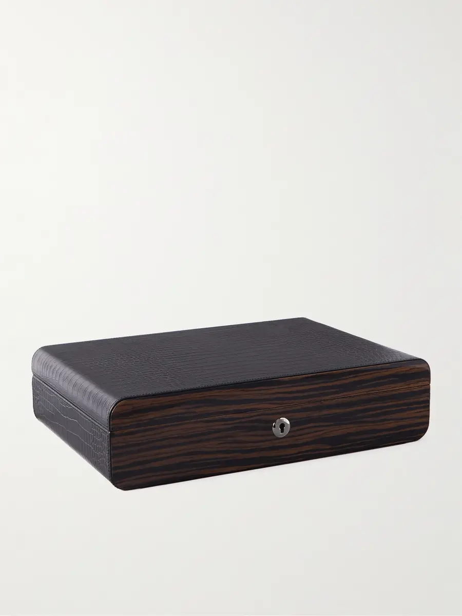 Rapport London Mayfair Wood 10-Piece Watch Box - Men | Thumbnail 2 Rapport London Mayfair Wood 10-Piece Watch Box - Men | Thumbnail 2