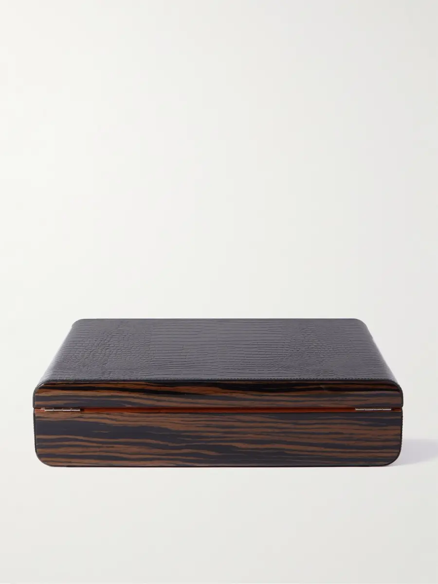 Rapport London Mayfair Wood 10-Piece Watch Box - Men | Thumbnail 3 Rapport London Mayfair Wood 10-Piece Watch Box - Men | Thumbnail 3