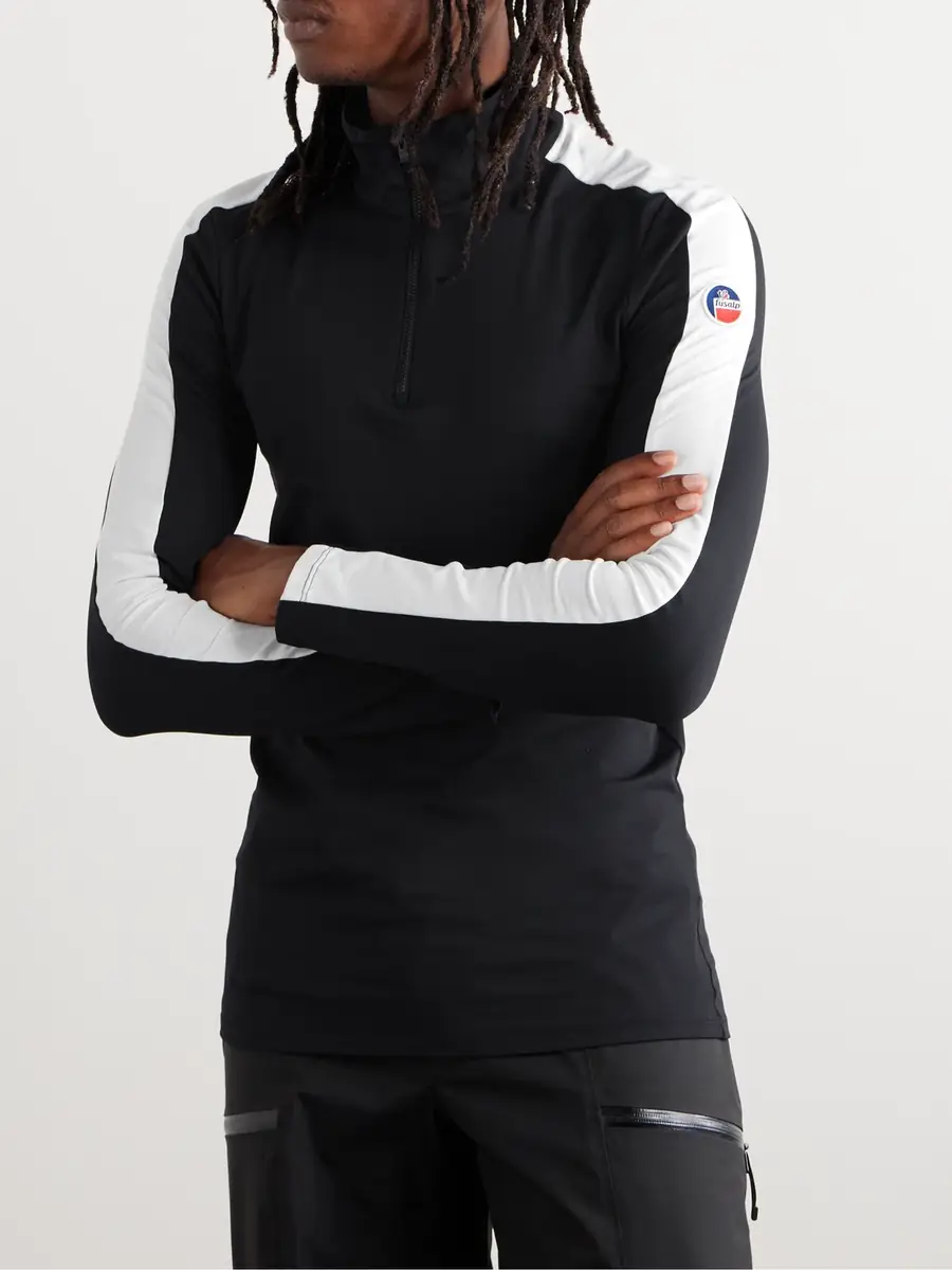 Fusalp Alpille Striped Polartec® Power Stretch® Ski Base Layer - Men | Thumbnail 3
