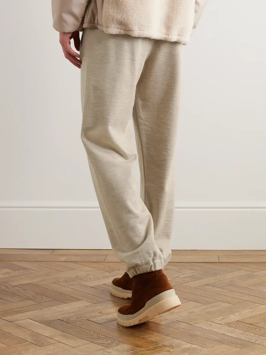 Loro Piana Tapered Cashmere-Jersey Sweatpants - Men | Thumbnail 3