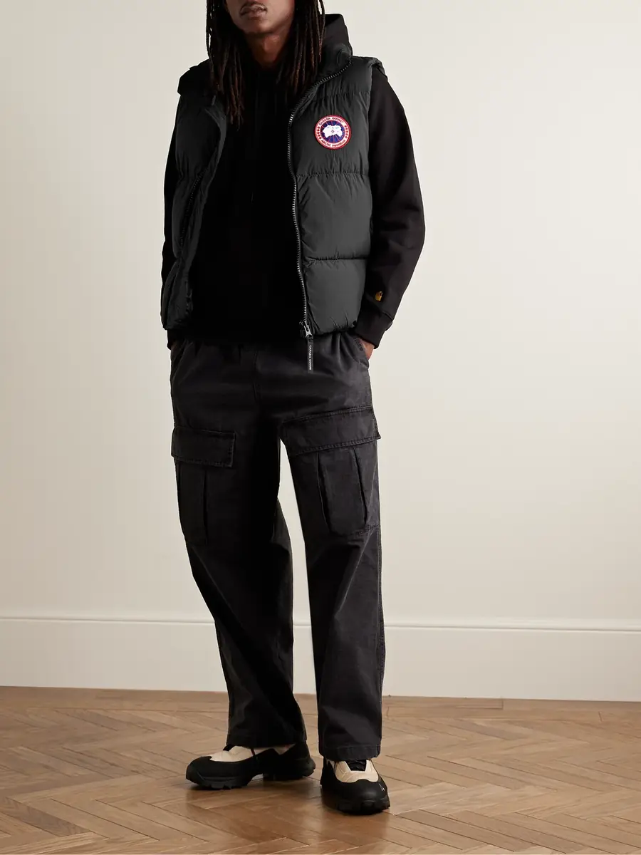 Canada Goose Lawrence Slim-Fit Logo-Appliquéd Quilted Enduraluxe® Down Gilet - Men | Thumbnail 2 Canada Goose Lawrence Slim-Fit Logo-Appliquéd Quilted Enduraluxe® Down Gilet - Men | Thumbnail 2