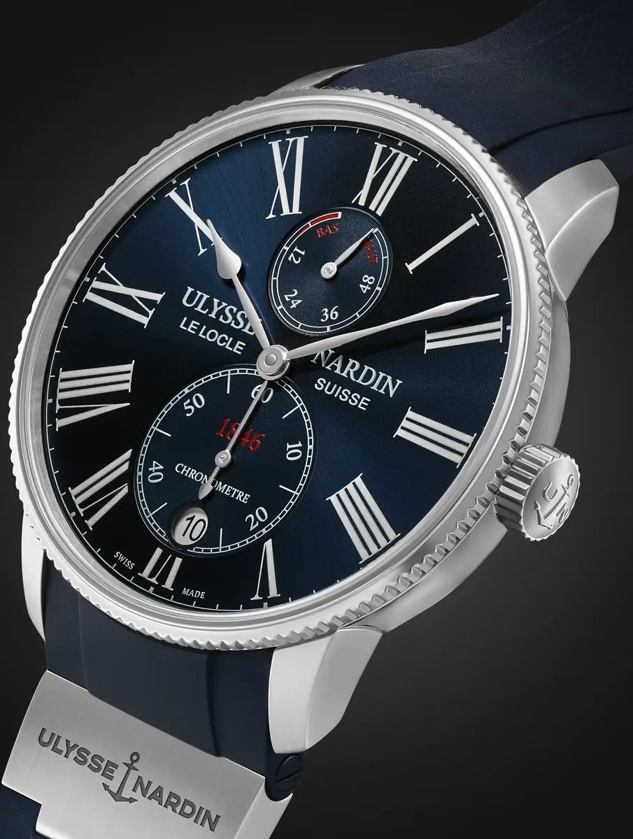 Ulysse Nardin Marine Torpilleur Automatic Stainless Steel Watch, Ref. 1183-310-3/43 - Men | Thumbnail 4 Ulysse Nardin Marine Torpilleur Automatic Stainless Steel Watch, Ref. 1183-310-3/43 - Men | Thumbnail 4