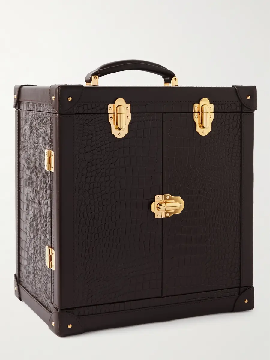 Rapport London Brompton Croc-Effect Leather Accessory Trunk - Men | Thumbnail 2 Rapport London Brompton Croc-Effect Leather Accessory Trunk - Men | Thumbnail 2