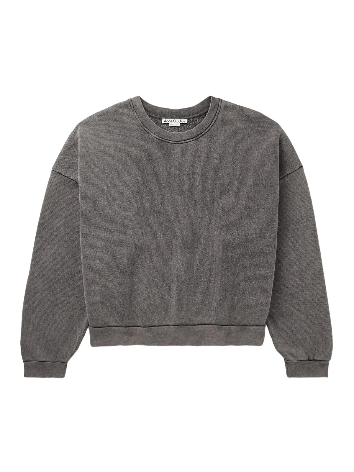 Acne Studios Fester U Garment-Dyed Cotton-Jersey Sweatshirt - Men
