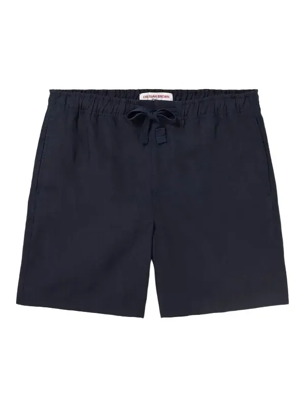 Alex Straight-Leg Linen Drawstring Shorts - Men Alex Straight-Leg Linen Drawstring Shorts - Men