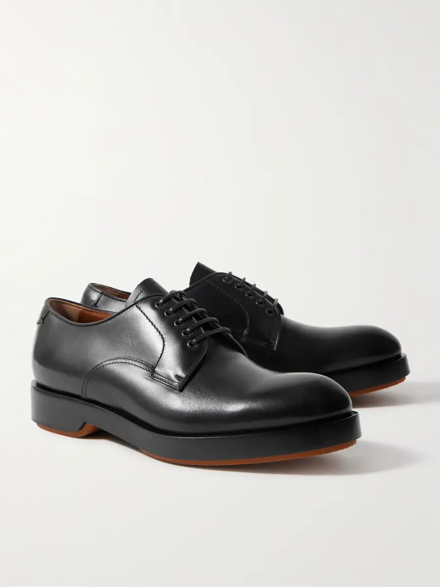 Zegna Udine Leather Derby Shoes - Men | Thumbnail 4 Zegna Udine Leather Derby Shoes - Men | Thumbnail 4