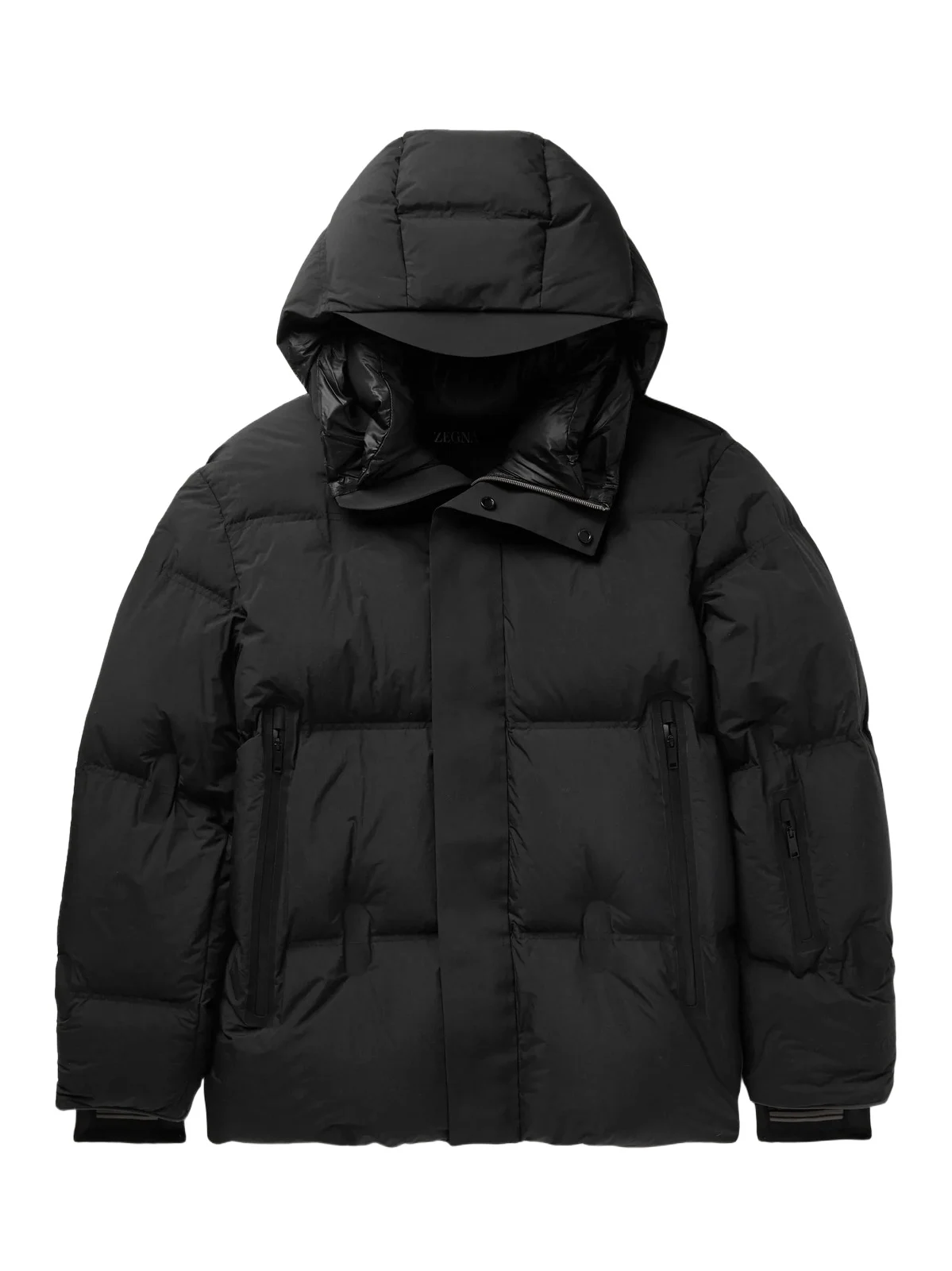Zegna Quilted Shell Hooded Down Ski Jacket - Men