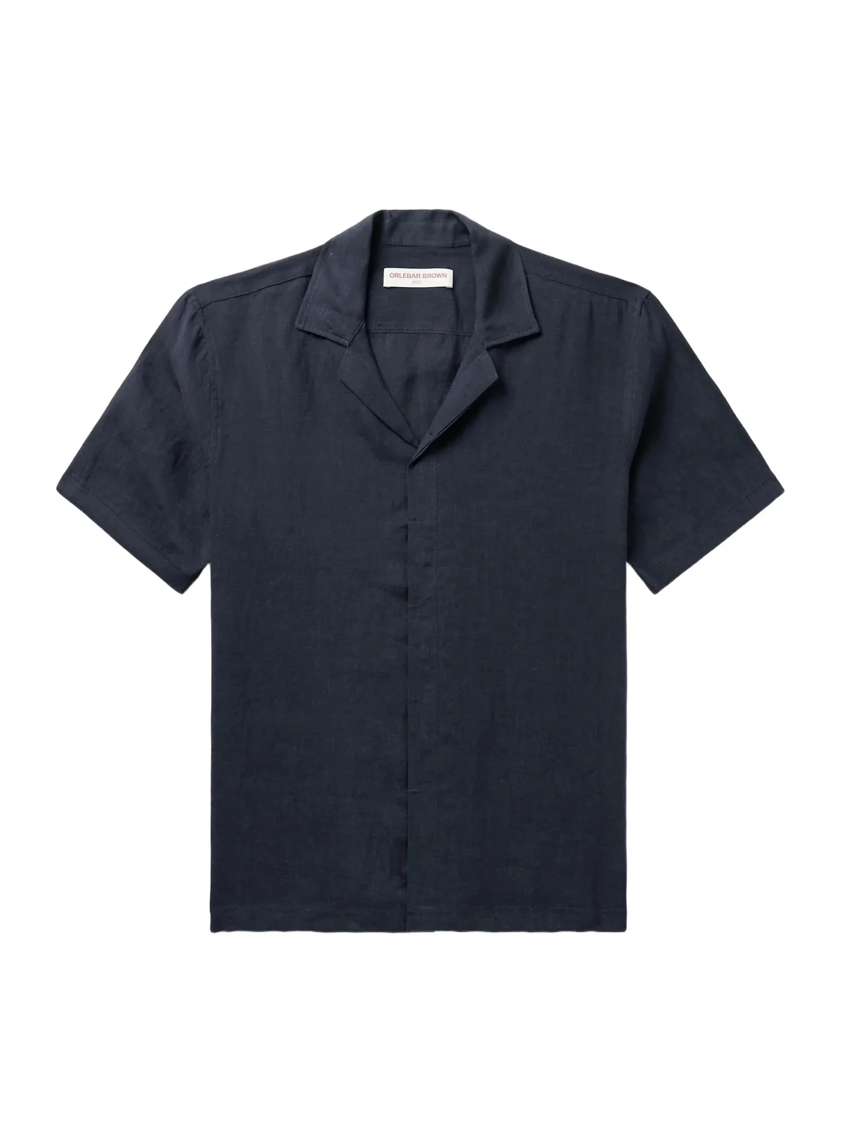 Maitan Camp-Collar Linen Shirt - Men
