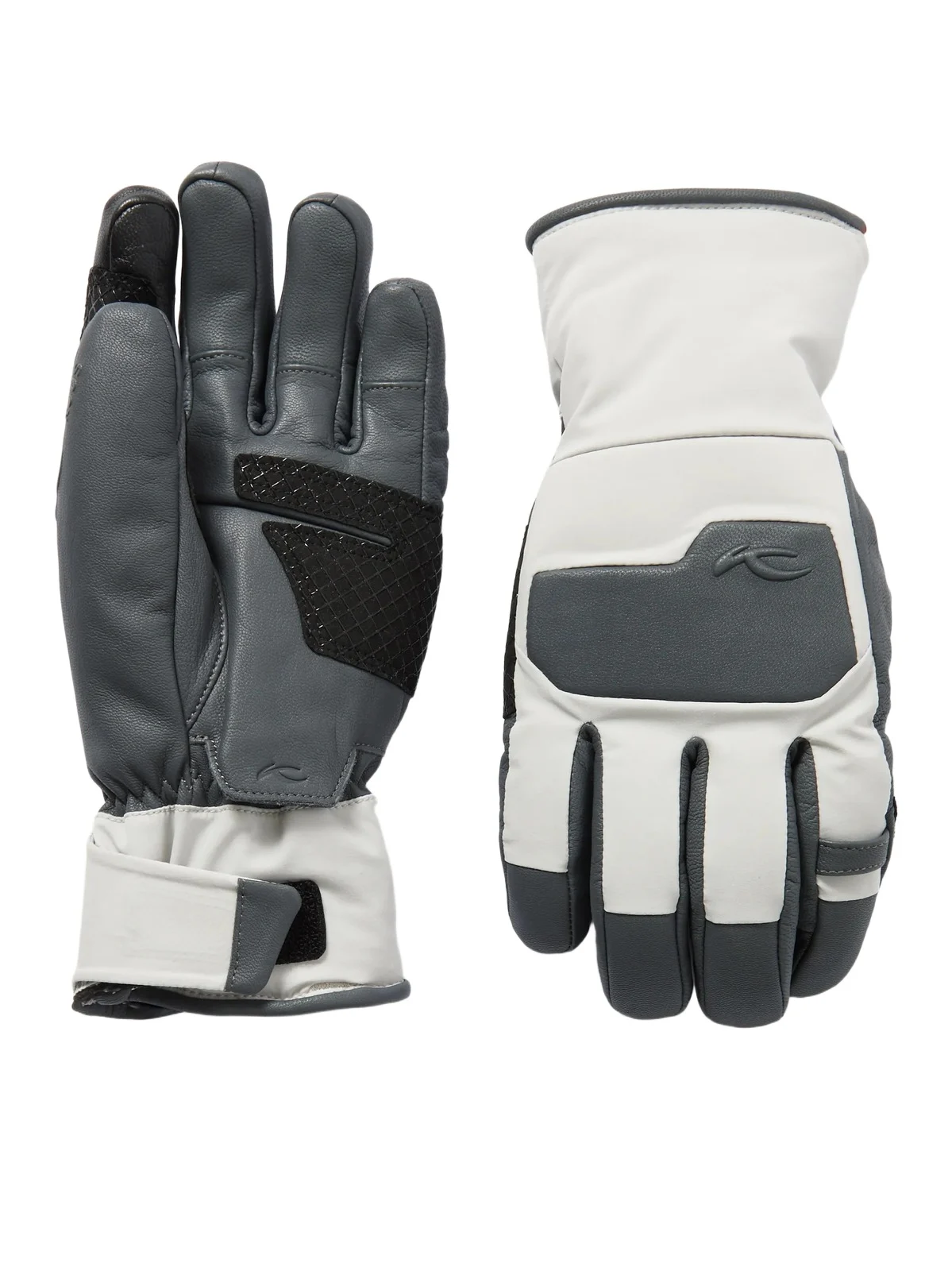 Logo-Embossed Leather and Shell Ski Gloves - Men
