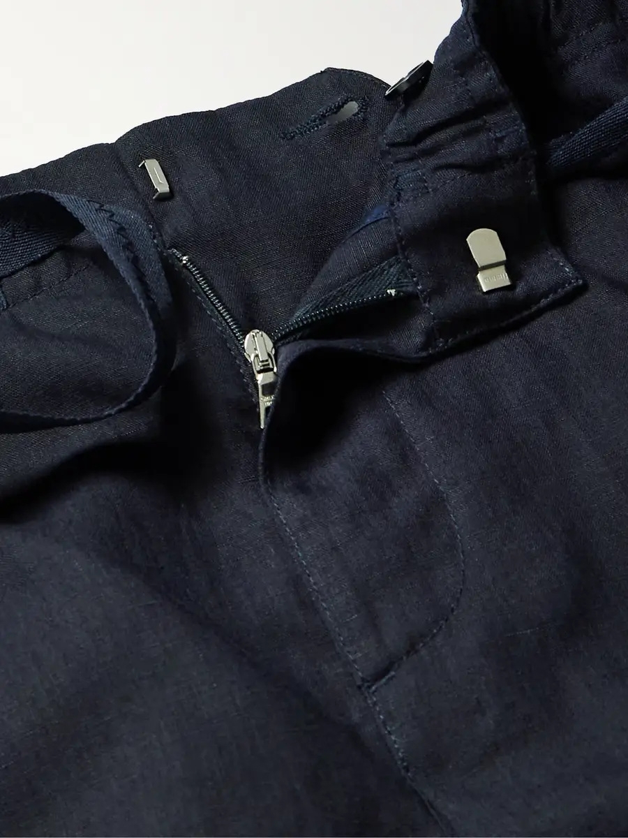 Orlebar Brown Alex Tapered Linen Drawstring Trousers - Men | Thumbnail 5